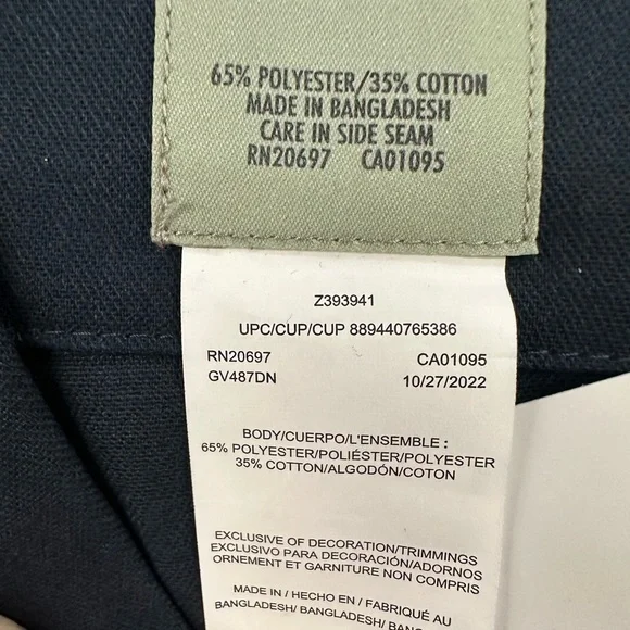 Dickies Men's Navy Blue Workwear Flex Performance Temp Cooling Coverall Overalls - Picture 4 of 5